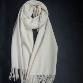 Pure Cashmere Scarves White Shawl Women Fashional Winter Scarf